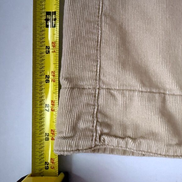 Ann Taylor Loft Beige Corduroy Wide Leg Pants Size 10 - Picture 12 of 13